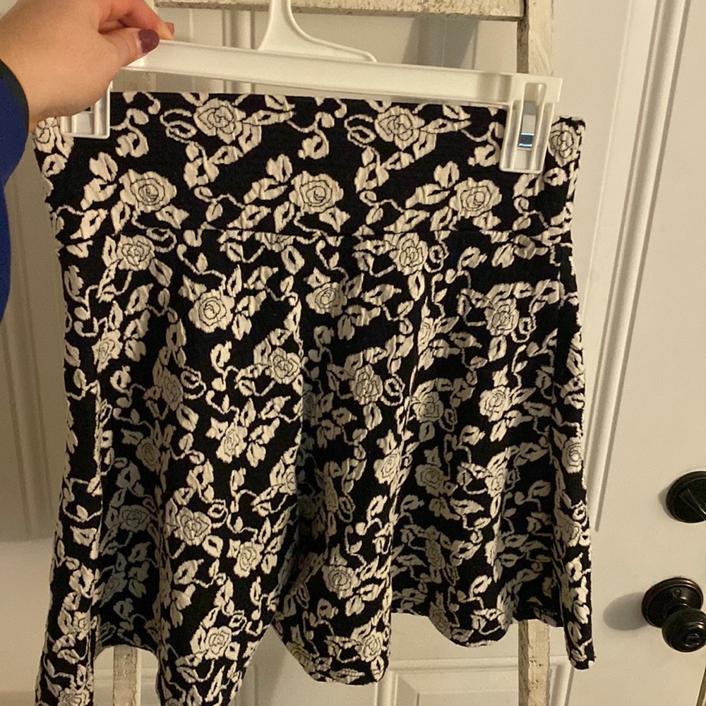 Floral skater skirt